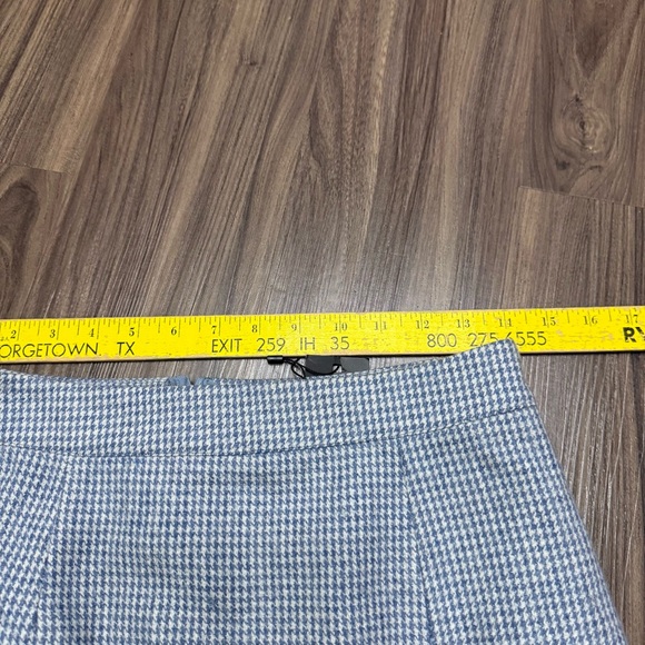 NWT Nasty Gal Women sz 6 Wool Blend Check Tailored Mini Skirt - Picture 7 of 10
